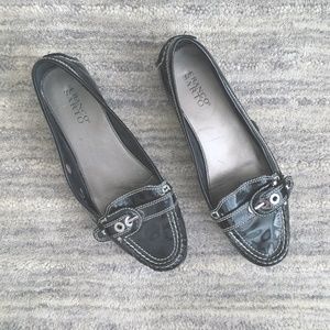 Franco Sarto Black Flats